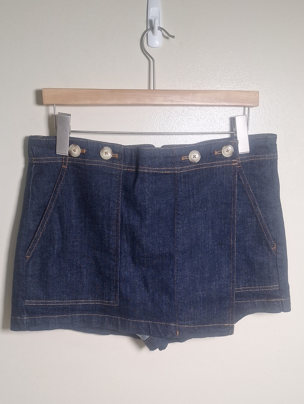 Anthropologie Pilcro Denim Kit Skort Size 30 - Picture 2 of 11